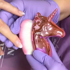 Unikornis Portalanító Kefe – Arany - Perfect Nails