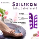 Sterilizálható Szilikon Lábujj Elválasztó - Lila 2db - Perfect Nails
