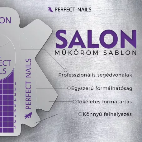 Műköröm Sablon - Salon 300db - Perfect Nails