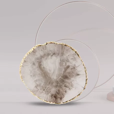 Márvány Tiptartó - Szürke - Perfect Nails