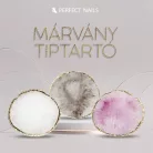 Márvány Tiptartó - Szürke - Perfect Nails