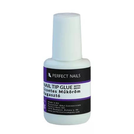 Nail Tip Glue with Brush - Ecsetes Műköröm Ragasztó 7g - Perfect Nails