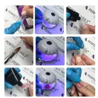 Szilikon Mosolyvonal sablon Reverse TIP Technikához - Klasszikus Francia - 12db - Perfect Nails