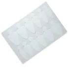 Szilikon Mosolyvonal sablon Reverse TIP Technikához - Orosz Extrém Francia - 12db - Perfect Nails