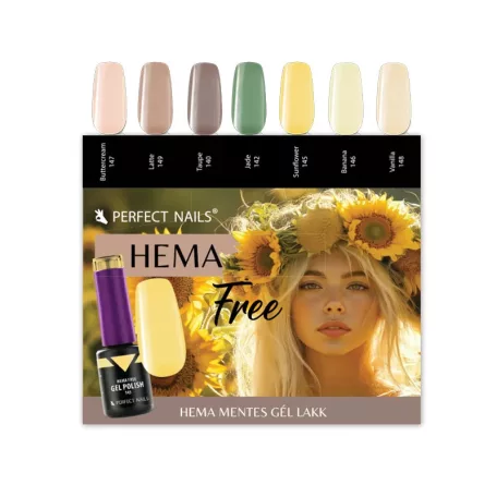 Hema Free Színpaletta - Sunflower - Perfect Nails