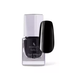   Gél Lakk hatású körömlakk #004 - Black 7ml - Perfect Nails