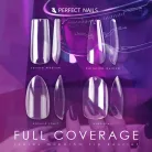 Full Coverage Gel Tip - Zselés Műköröm Tip Készlet 120db - Square Medium - Perfect Nails