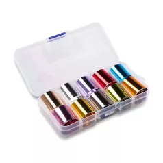   Transzferfólia Készlet - Metallic Mania - 10db - Perfect Nails