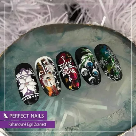 Transzferfólia Készlet - Metallic Mania - 10db - Perfect Nails