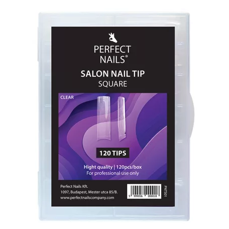 Salon Műköröm Tip készlet 120db - Square - Perfect Nails