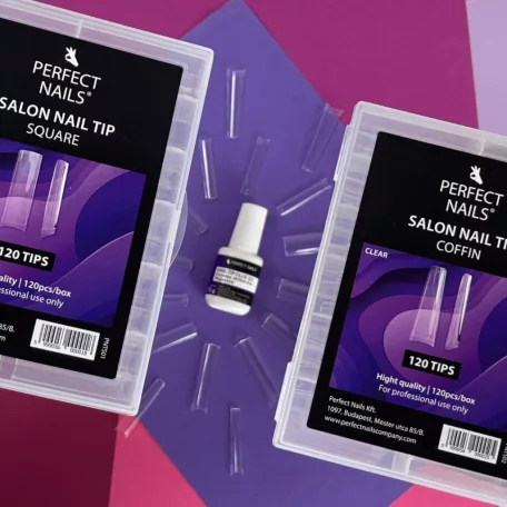 Salon Műköröm Tip készlet 120db - Square - Perfect Nails