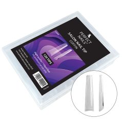 Salon Műköröm Tip készlet 120db - Coffin - Perfect Nails