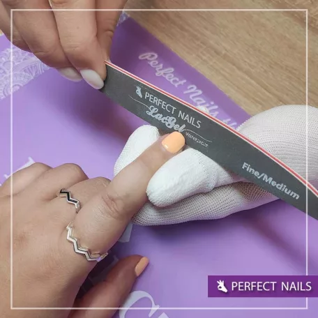 Textilkesztyű Gumírozott Ujjal - M - Perfect Nails