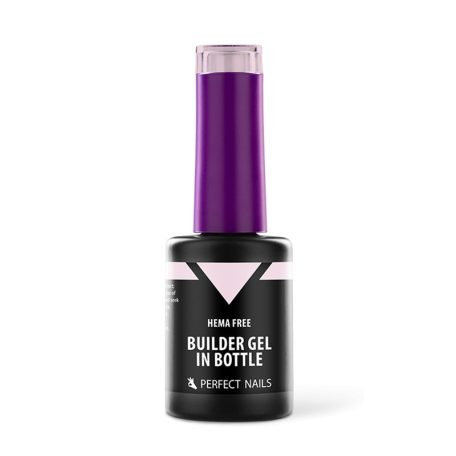 HEMA FREE Builder Gel in Bottle - Színezett üveges építőzselé 8ml - Light Rose - Perfect Nails