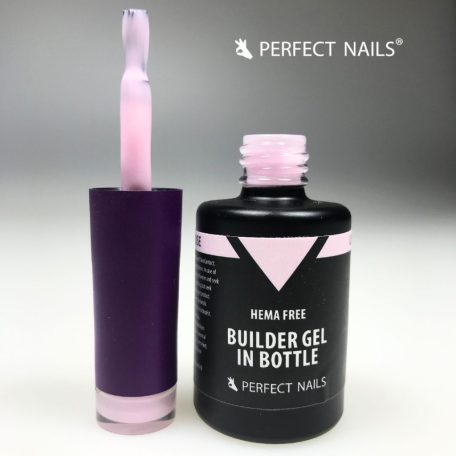HEMA FREE Builder Gel in Bottle - Színezett üveges építőzselé 8ml - Light Rose - Perfect Nails