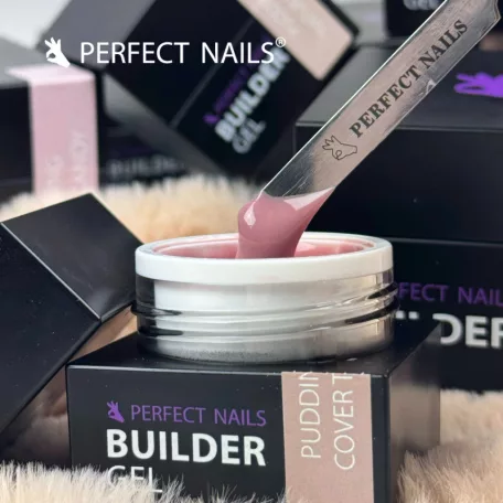 Pudding Cover Gel - Építőzselé - Cover Tan 15g  - Perfect Nails