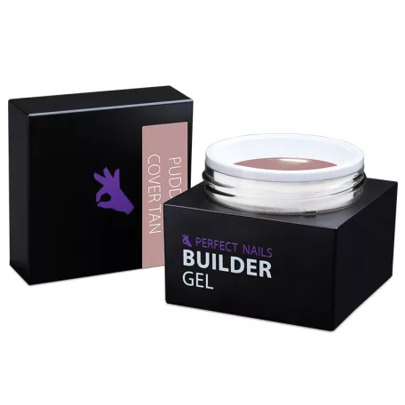 Pudding Cover Gel - Építőzselé - Cover Tan 50g  - Perfect Nails