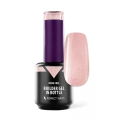   HEMA FREE Builder Gel in Bottle - Színezett üveges építőzselé 15ml - Sparkling Rose - Perfect Nails