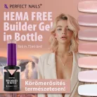 HEMA FREE Builder Gel in Bottle - Színezett üveges építőzselé 15ml - Sparkling Rose - Perfect Nails