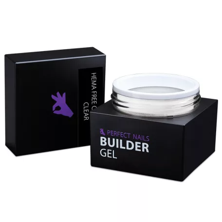Cool Protein Gel - Hema Free Építőzselé - Clear - 50g   - Perfect Nails