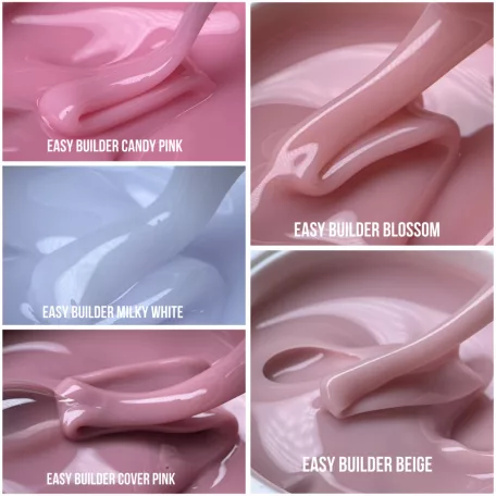 Easy Builder - Építőzselé - Milky White - 15g - Perfect Nails