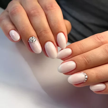 Elastic Milky Base Gel - Hema Free Erősített Gél Lakk Alap - Milky White - 8ml - Perfect Nails