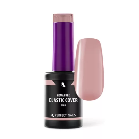 Elastic Cover Base Gel - Hema Free Erősített Gél Lakk Alap - Pink - 8ml - Perfect Nails