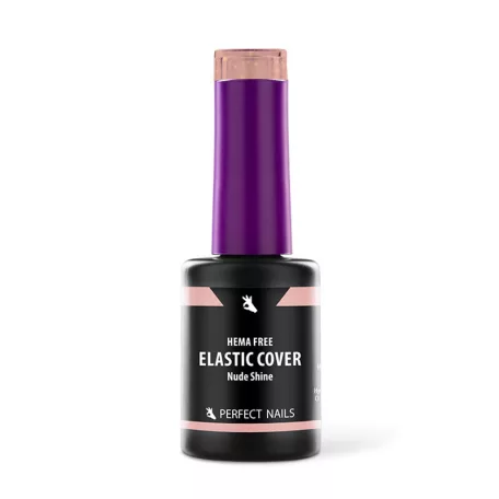 Elastic Cover Base Gel - Hema Free Erősített Gél Lakk Alap - Nude Shine - 8ml - Perfect Nails
