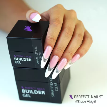Smart Flex Gel Átlátszó Műkörömépítő Zselé - Clear 50g - Perfect Nails