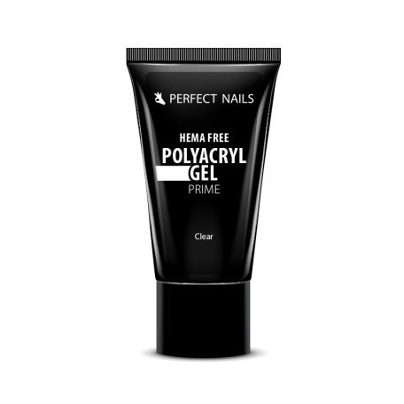 PolyAcryl Gel Prime - Hema Free Tubusos Polygel - Clear 30g - Perfect Nails
