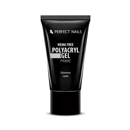 PolyAcryl Gel Prime - Hema Free Tubusos Polygel - Shimmer Latte 30g - Perfect Nails
