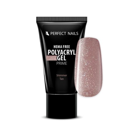 PolyAcryl Gel Prime - Hema Free Tubusos Polygel - Shimmer Tan 30g - Perfect Nails