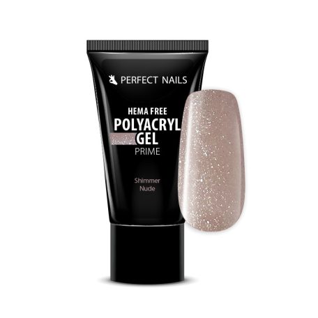 PolyAcryl Gel Prime - Hema Free Tubusos Polygel - Shimmer Nude 30g - Perfect Nails