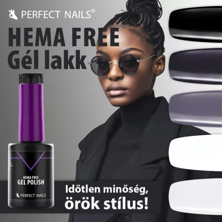 HEMA FREE Gél Lakk HF045 4ml - Soft White - Perfect Nails