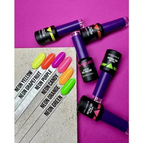 HEMA FREE Gél Lakk - Neon Grapefruit - 4ml - Perfect Nails