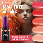 HEMA FREE Gél Lakk - Salmon - 4ml - Perfect Nails