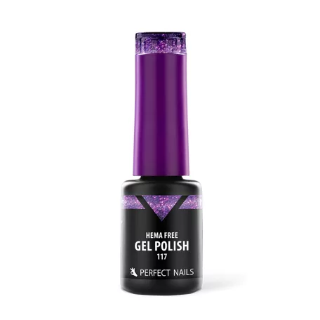 HEMA FREE Gél Lakk - 117 Nordic Violet- 4ml - Perfect Nails