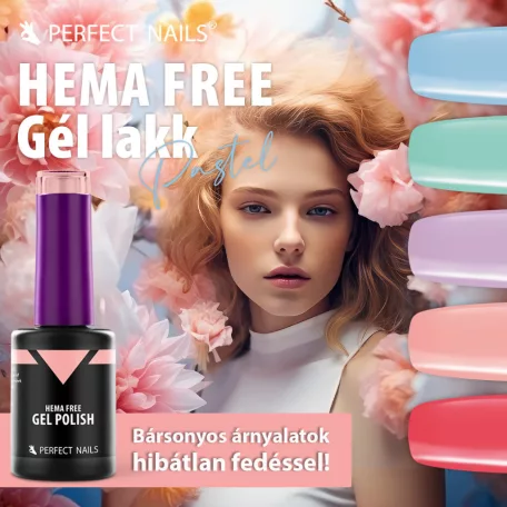 HEMA FREE Géllakk HF050 8ml - Pastel Mint - Perfect Nails