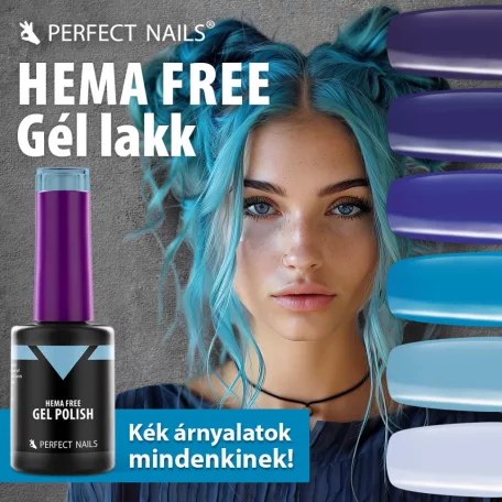 HEMA FREE Gél Lakk - Royal Blue - 8ml - Perfect Nails