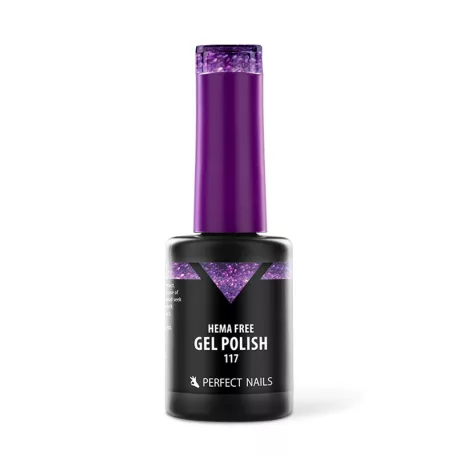 HEMA FREE Gél Lakk - 117 Nordic Violet - 8ml - Perfect Nails