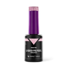 Liquid Polygel - Glitter Rose - 8ml - Perfect Nails