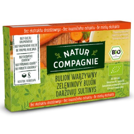 Natur Compagnie Bio Élesztőmentes Leveskocka 84g