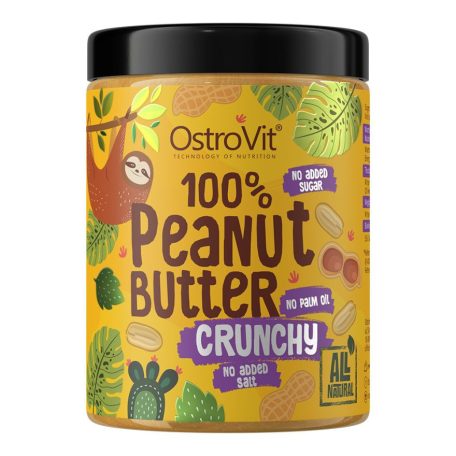 OstroVit Peanut Butter 100% Crunchy 1000g