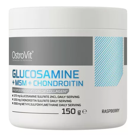 OstroVit Glucosamine + MSM + Chondroitin 150g Raspberry