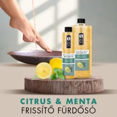 Citrus és Menta frissítő fürdősó és lábsó 330g