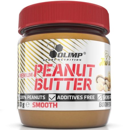 Olimp Peanut Butter mogyoróvaj - 700g csökkentett szénhidrát tartalmú mogyorókrém