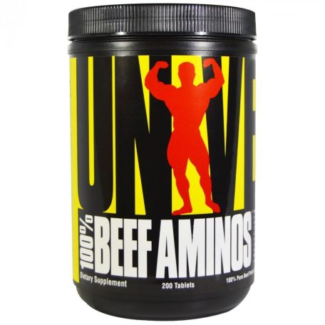 Universal Nutrition 100% Beef Aminos - 200 tabletta aminosav készítmény