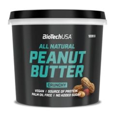 Biotech Peanut Butter Mogyoróvaj Crunchy (ropogós) 1000g