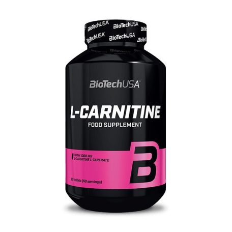 Biotech L-Carnitine 1000 mg 60 tabletta l-karnitin termék fogyókúrázóknak