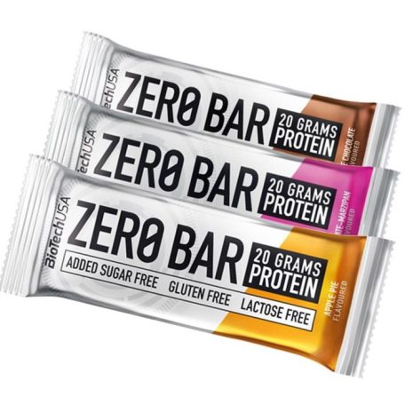 Biotech Zero Bar fehérje szelet 1karton (50gx20db)